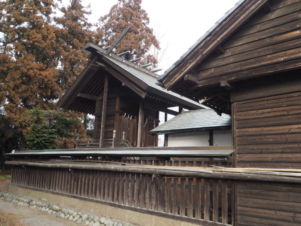 南大町芋森神明宮：本殿の写真です。