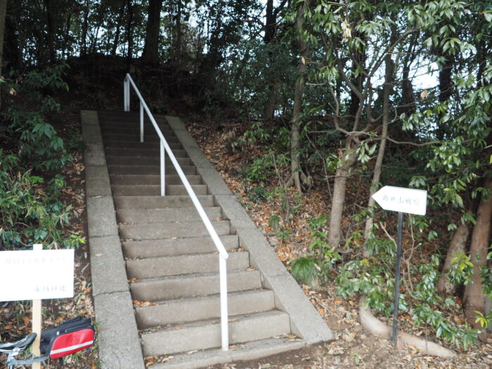 岩井山城趾入り口の写真です。