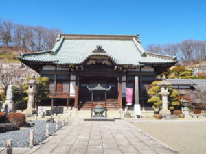 足利三十三観音霊場巡り：定年寺本堂の写真です。