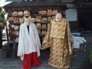 大山衹神社太々神楽：衣装の写真です。