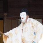 足利織姫神社：奉納神楽の写真です。