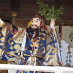 足利織姫神社：奉納神楽の写真です。