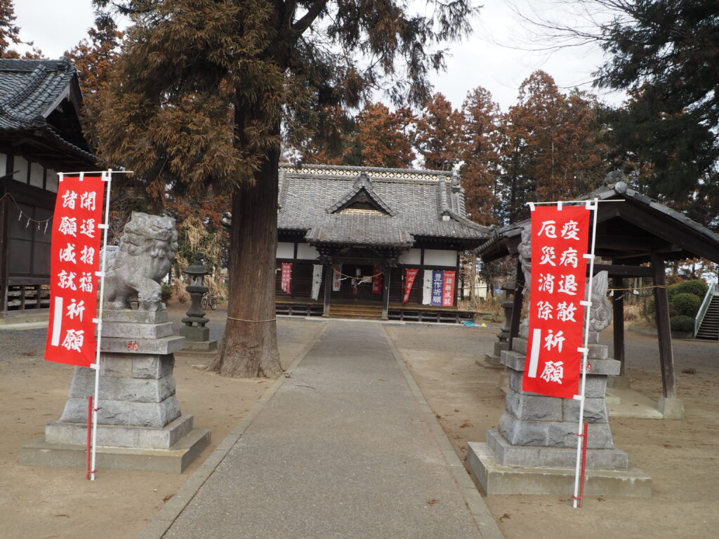 群馬県太田市龍舞賀茂神社の写真です。