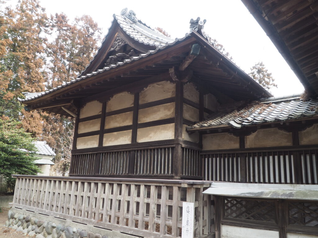 群馬県太田市龍舞賀茂神社：本殿の写真です。