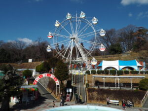 桐生が岡公園：遊園地の写真です。