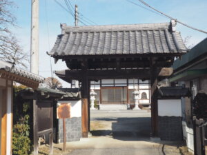 光徳寺：山門の写真です。