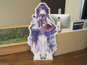 わたらせリバープラザ：e-スポーツマスコットキャラクターの写真です。