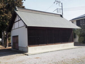 御厨神社：神輿殿の写真です。