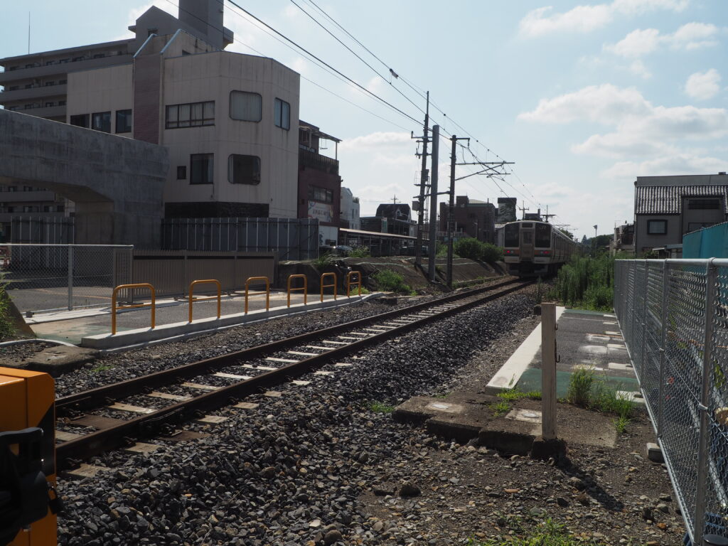 足利中橋架け替え工事:通り2丁目側工事の写真です。