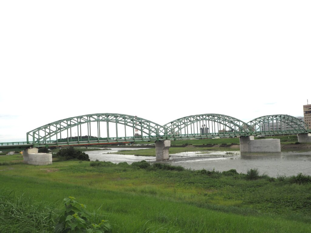 足利中橋3連アーチの写真です。