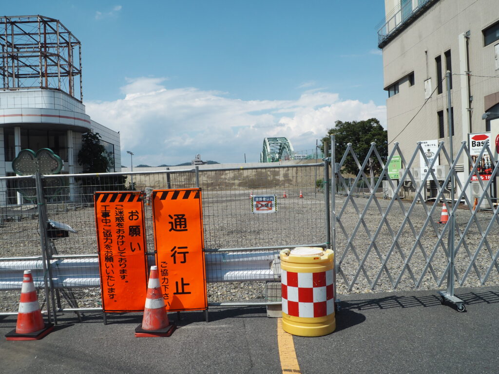 足利中橋架け替え工事:足利市駅周辺の写真です。