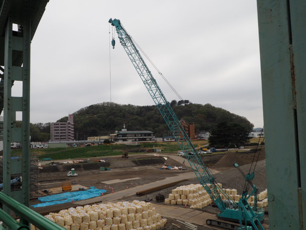 足利中橋架け替え工事の写真です。