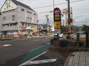 JR両毛線の踏切の写真です。