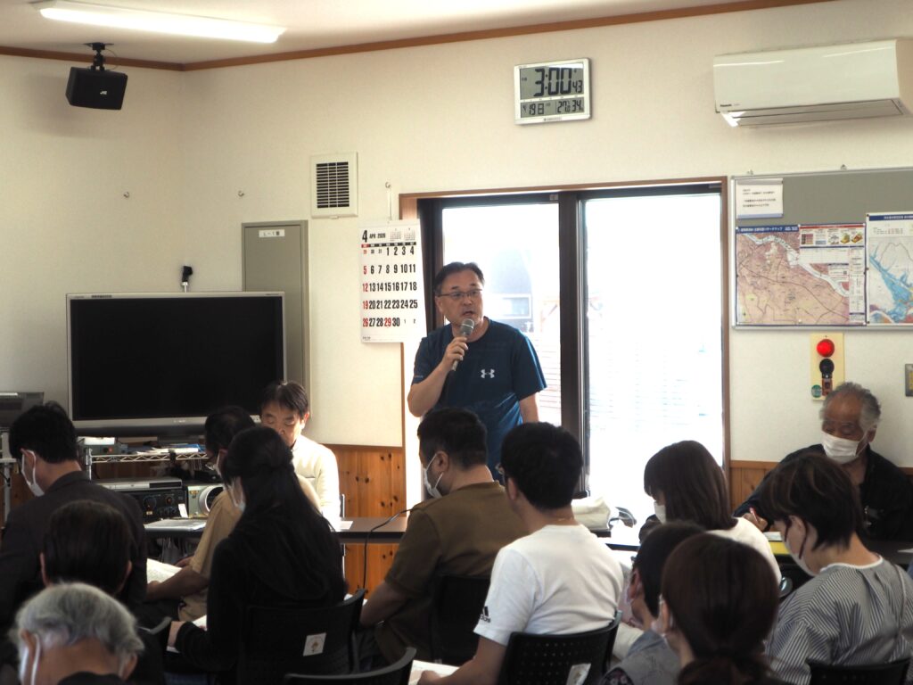 足利市西新井町自治会 第１回役員・隣組長会議の写真です。