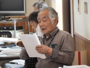 西新井町自治会：定期総会2024の写真です。