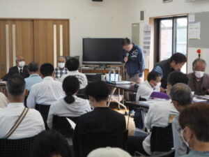 西新井町自治会：定期総会2024の写真です。