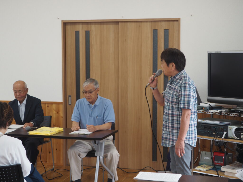 足利市西新井町自治会第5回 役員・隣組長会議の写真です。