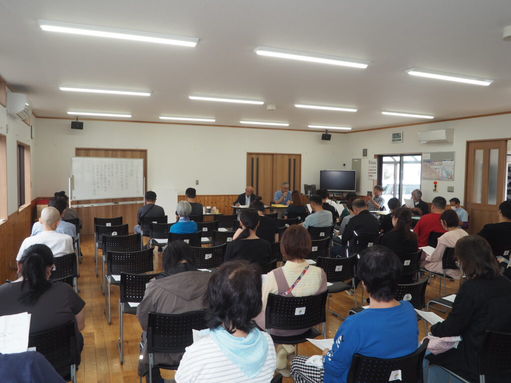 足利市西新井町自治会第5回 役員・隣組長会議の写真です。