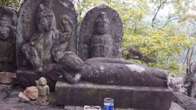 寝釈迦の写真です。