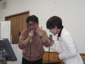 西荒井町自治会新年会の写真です。