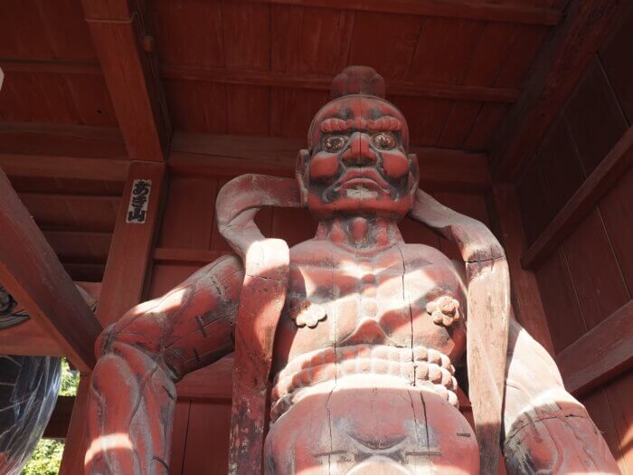 金剛力士像 吽形の写真です。
