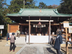 西宮神社：社殿の写真です。