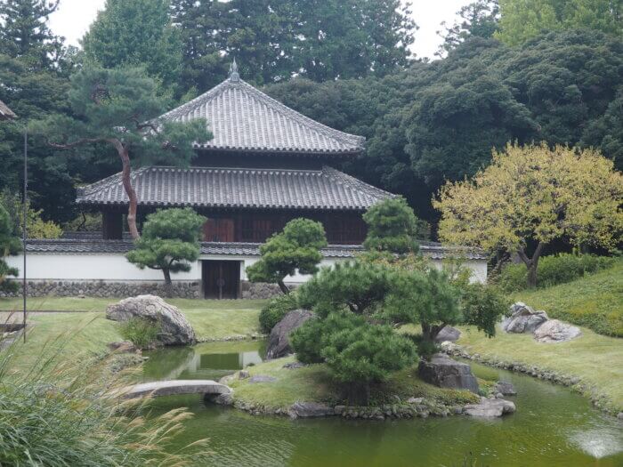 足利学校：北庭園の写真です。
