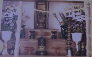 足利三十三観音霊場巡り：東光寺観音堂の如意輪菩薩像の写真で