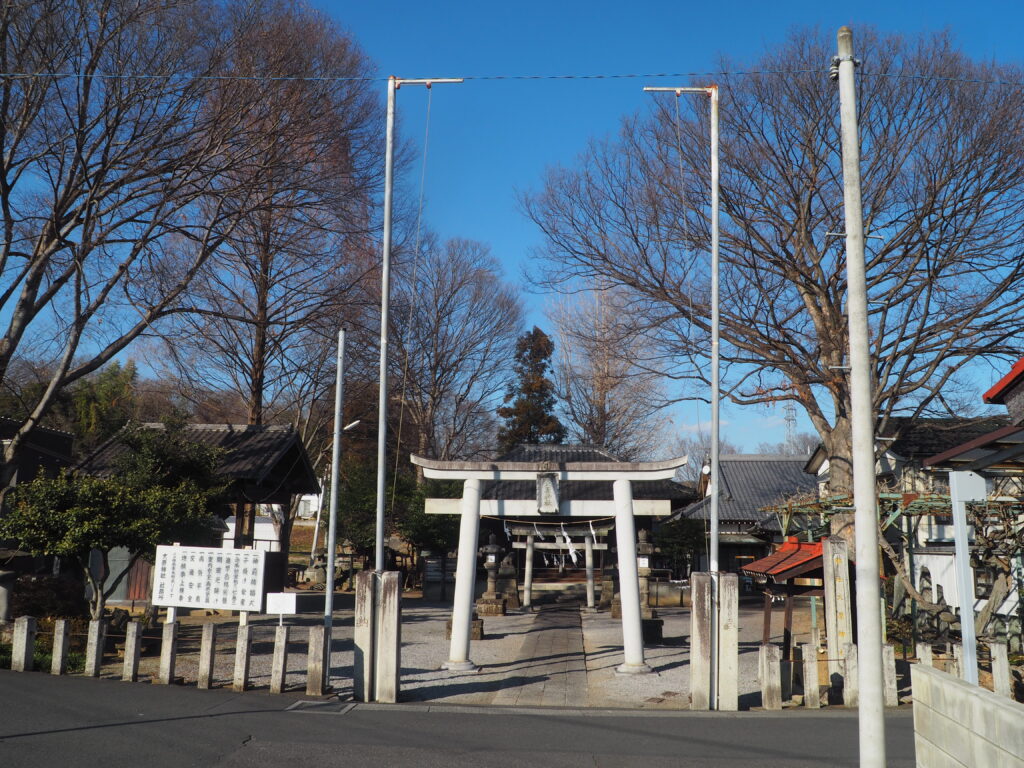 足利市大前町大原神社の写真です。