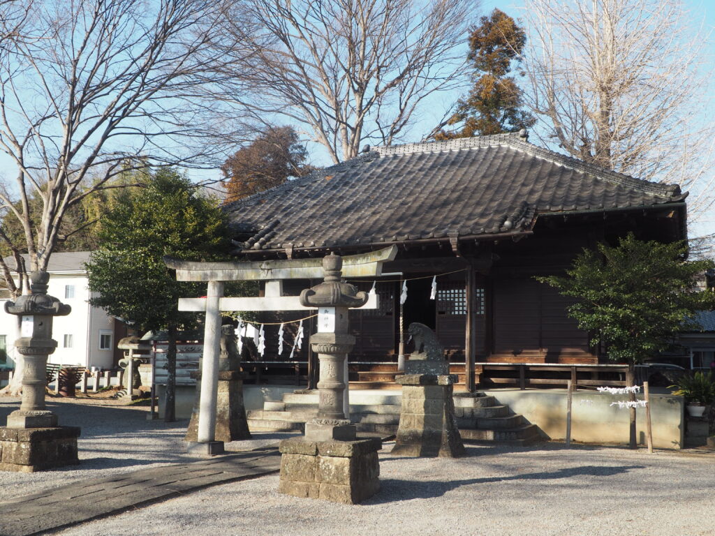 足利市大前町大原神社の写真です。