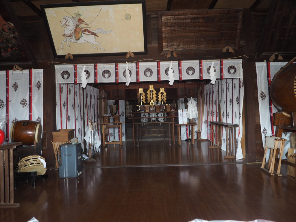 大原神社：拝殿の写真です。