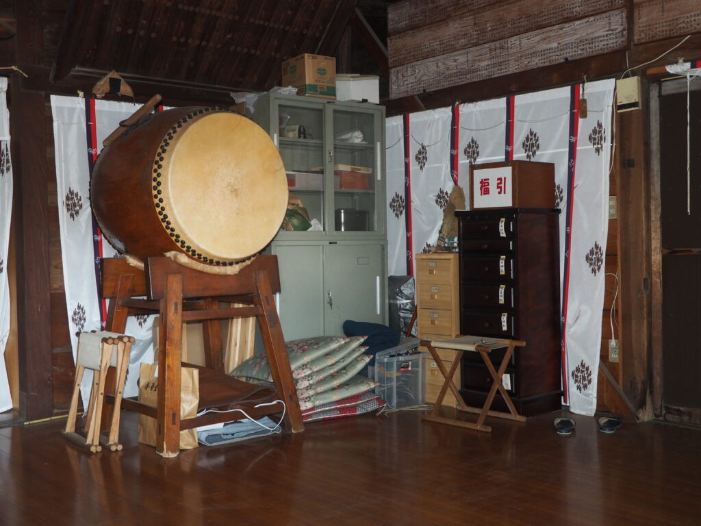 大原神社：拝殿の写真です。