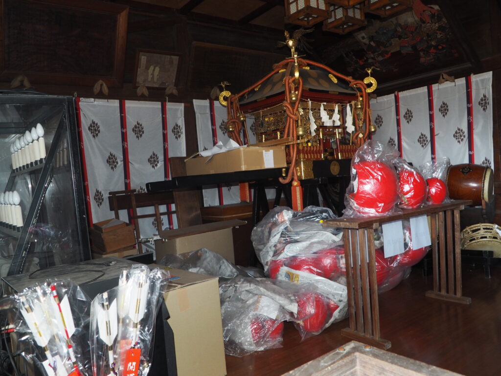 大原神社：拝殿の写真です。