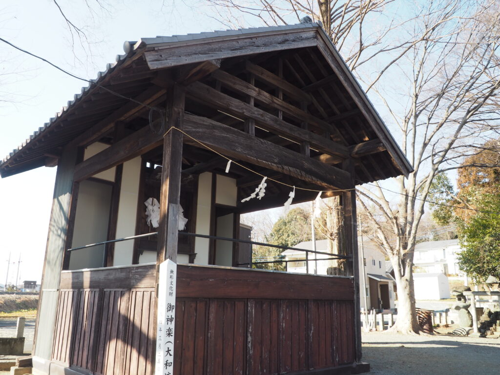 大原神社・神楽殿の写真です。