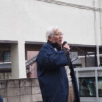 足利鎧武者行列：主催者あいさつの写真です。