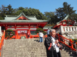 足利織姫神社 秋季例大祭 神事の写真です。