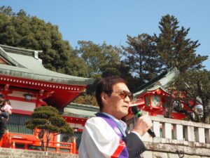 足利織姫神社 秋季例大祭 神事の写真です。