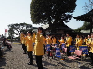 足利織姫神社 秋季例大祭 奉納演奏の写真です。