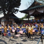 足利織姫神社 秋季例大祭 奉納演奏の写真です。