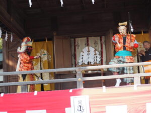 奉納神楽の写真です。