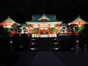 足利織姫神社社殿の写真です。