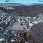 織姫神社航空写真です。