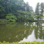 長林寺の池の写真です。