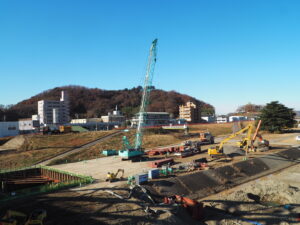 足利中橋架け替え工事の写真です。