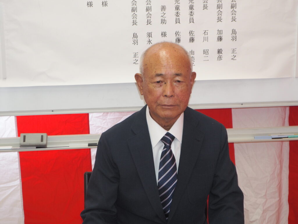 敬老者記念撮影の写真です。