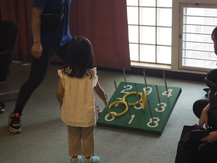 縁日:輪投げの写真です。