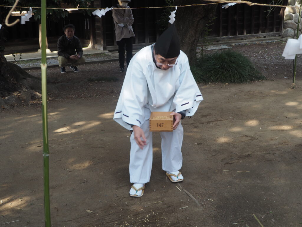 御厨神社：御田植え祭の写真です。