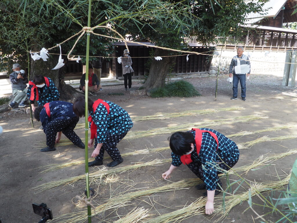 御厨神社：御田植え祭の写真です。