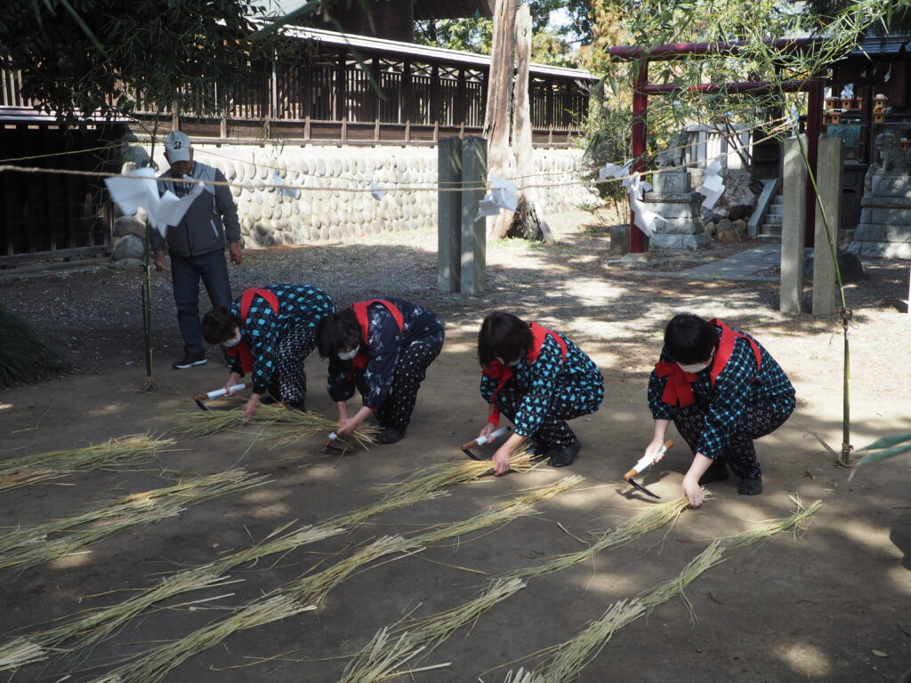 御厨神社：御田植え祭の写真です。