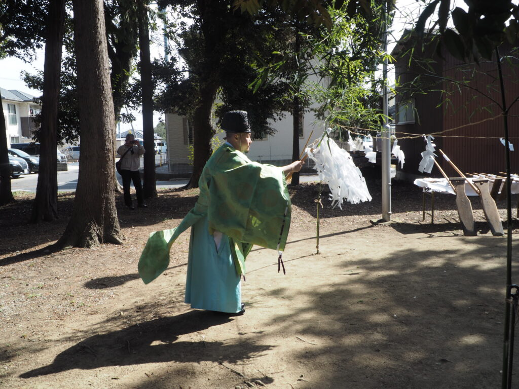 御厨神社：御田植え祭の写真です。